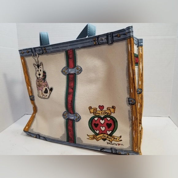 New Brighton In Love We Trust Tote Shoulder Bag - Picture 4 of 8